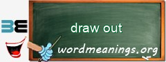 WordMeaning blackboard for draw out